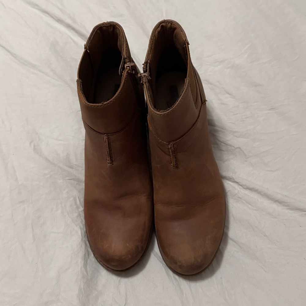 Clarks Brown Ankle Boots